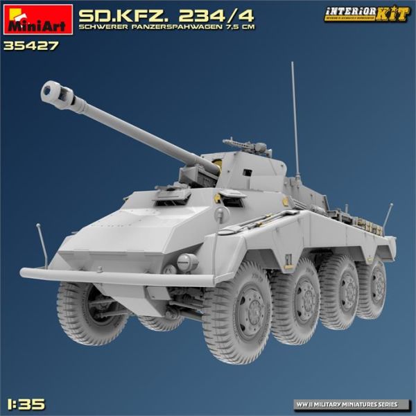 MiniArt Sd. Kfz. 234/4 Schwere Panzerspahwagen 7,5 cm. Interior Kit