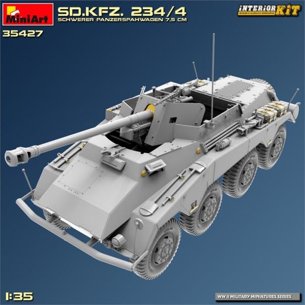 MiniArt Sd. Kfz. 234/4 Schwere Panzerspahwagen 7,5 cm. Interior Kit