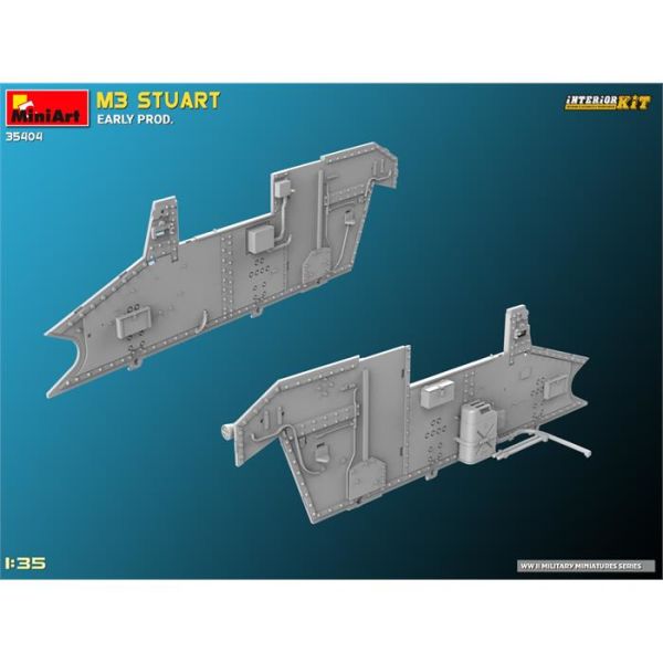 MiniArt M3 Stuart Early Prod. Interior Kit