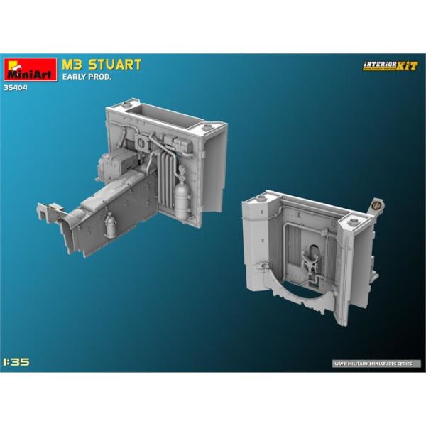 MiniArt M3 Stuart Early Prod. Interior Kit