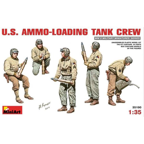 MiniArt Cephane Yükleyen Amerikan Tank Mürettebatı