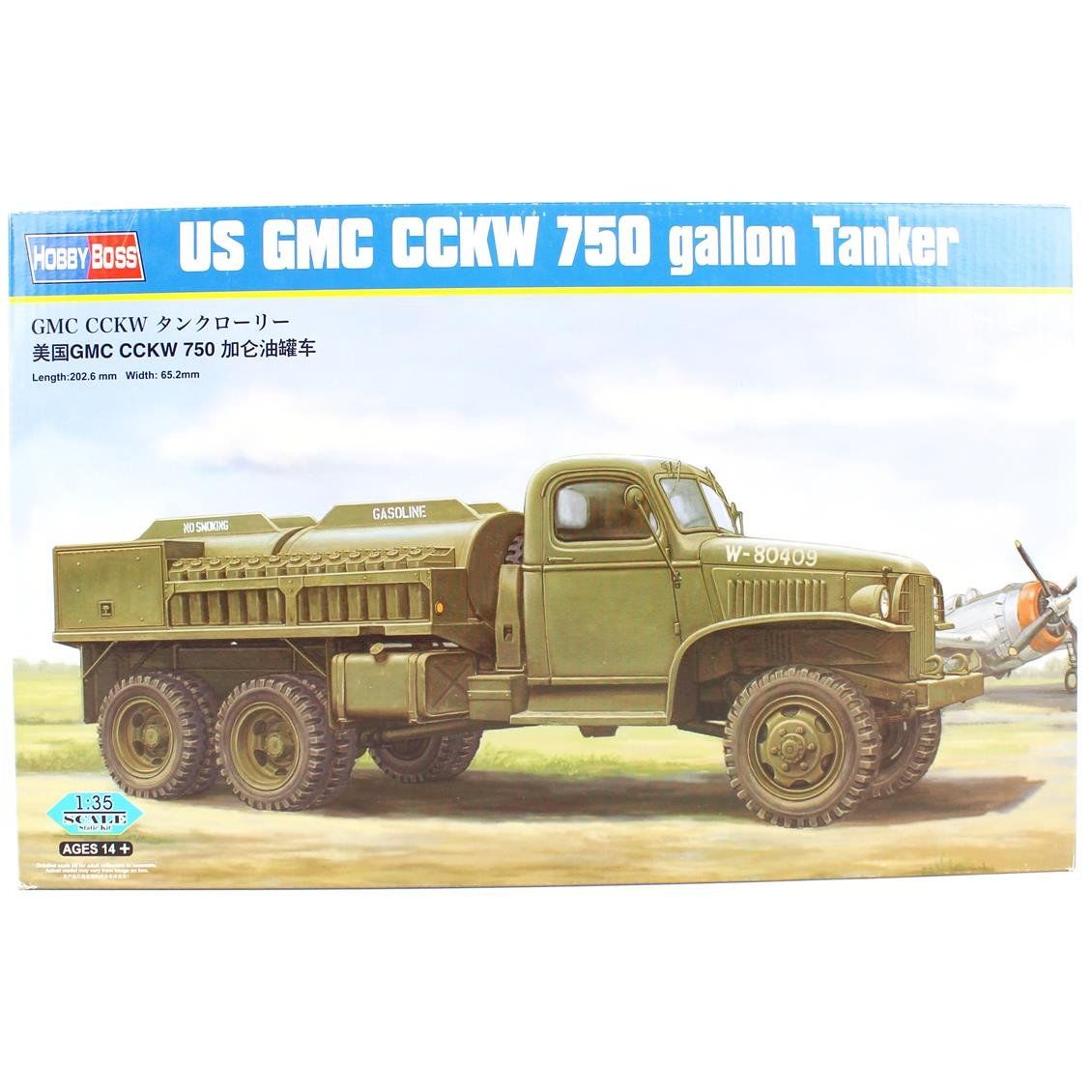 HobbyBoss 83830 1/35 Ölçek, CCKW 750 gallon Tanker, Askeri Kamyon, Plastik Model kiti