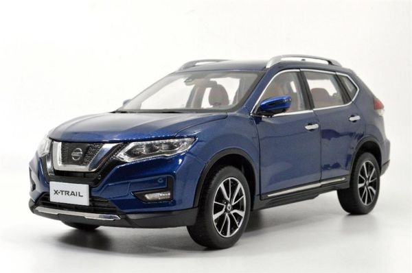 Paudi Model 5535EW 1/18 Ölçek, 2019 Nissan X-TRAIL, Beyaz, Sergilemeye Hazır Metal Araba Modeli