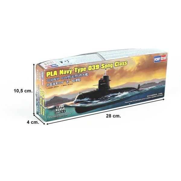 HobbyBoss 83518 1/350 Ölçek, PLA Navy Type 039 Song Class, Denizaltı, Plastik Model kiti