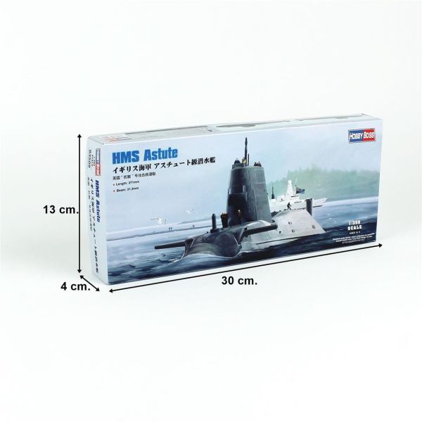 HobbyBoss 83509 1/350 Ölçek, HMS Astute, Denizaltı, Plastik Model kiti