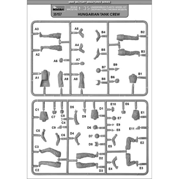 MiniArt Macar Tank Mürettebatı