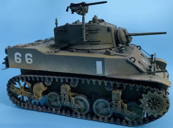 AFV Club AF35S60 1/35 Ölçek, M5 Erken Dönem, Bear in Jinmen (LIMITED) Zırhlı Aracı, Plastik Model kiti