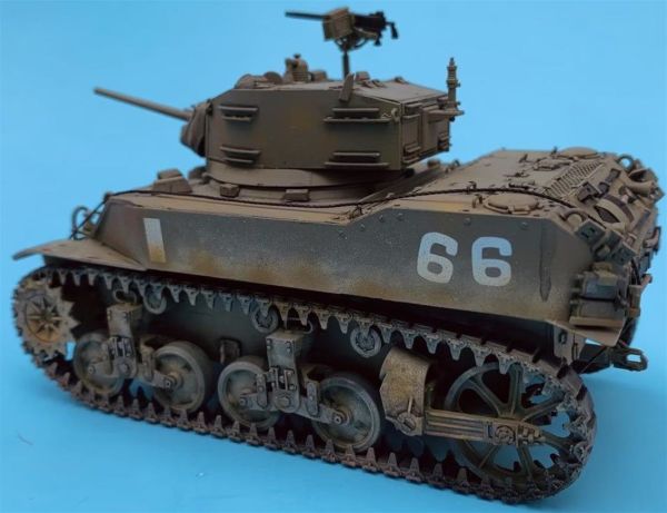 AFV Club AF35S60 1/35 Ölçek, M5 Erken Dönem, Bear in Jinmen (LIMITED) Zırhlı Aracı, Plastik Model kiti