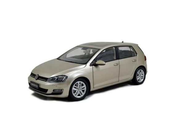 Paudi Model 2280S 1/18 Ölçek, Volkswagen Golf A7, Gümüş, Sergilemeye Hazır Metal Araba Modeli