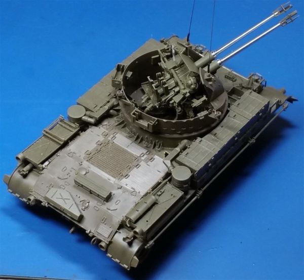 AFV Club AF35S66 1/35 Ölçek, German Flakpanzer M-42 A1 (DUSTER) Uçaksavar Tankı, Plastik Model kiti