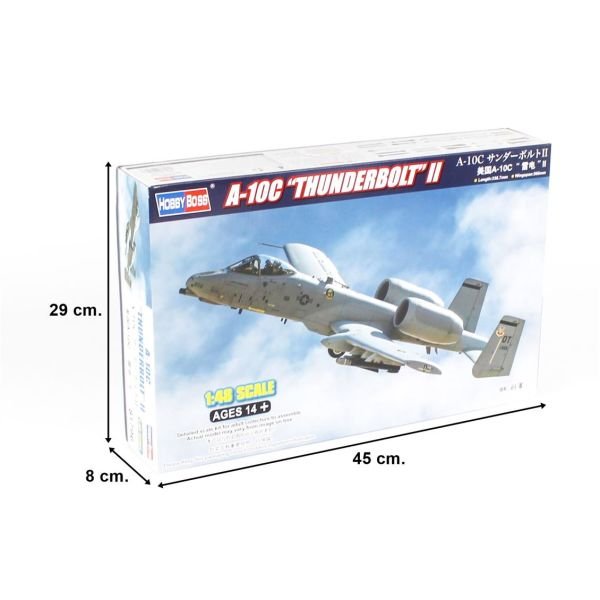 HobbyBoss 81796 1/48 Ölçek, A-10C THUNDERBOLT II, Savaş Uçağı, Plastik Model kiti