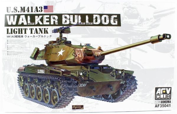 AFV Club AF35041 1/35 Ölçek, M41A3 Walker Bullbog Hafif Tankı, Plastik Model kiti