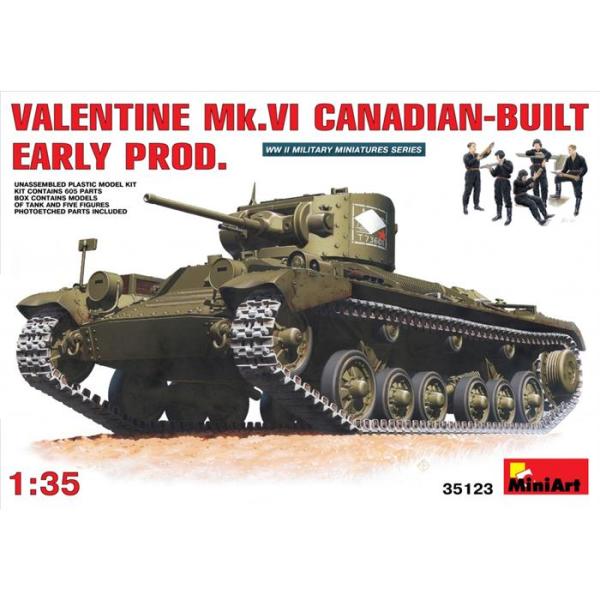 MiniArt Valentine Mk 6. Kanada -built Early Prod.