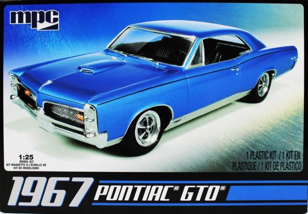 MPC 710 1/25 Ölçek, 1967 Pontiac GTO Araba, Plastik Model kiti