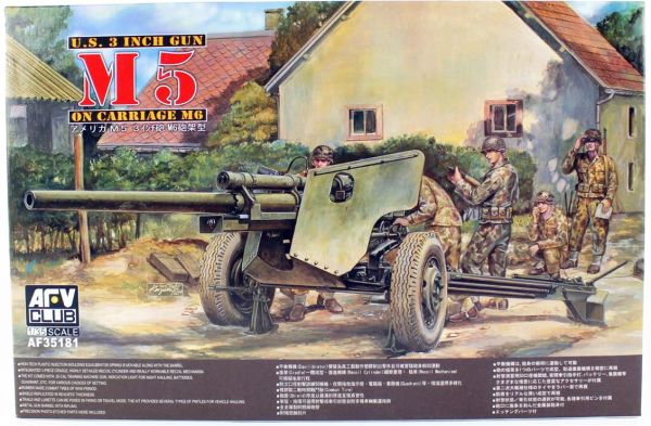 AFV Club AF35181 1/35 Ölçek, 105mm HOWITZER M5 Arabalı M6 Topu, Plastik Model kiti