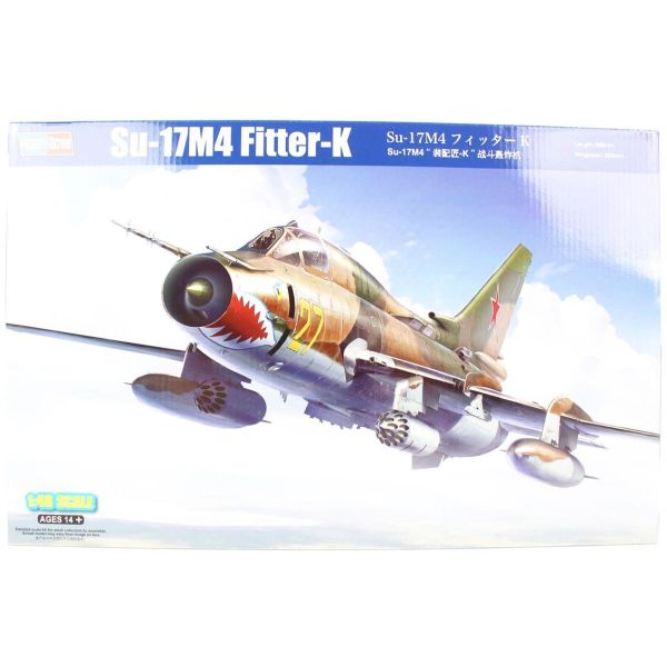 HobbyBoss 81758 1/48 Ölçek, Su-17M4 Fitter-K, Savaş Uçağı, Plastik Model kiti