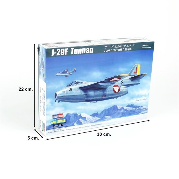 HobbyBoss 81745 1/48 Ölçek, J-29F Tunnan, Savaş Uçağı, Plastik Model kiti