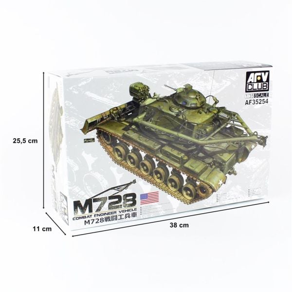 AFV Club AF35254 1/35 Ölçek, M728 Kurtarıcı Tankı, Plastik Model kiti