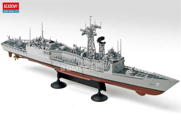 Academy 14102 1/350 Ölçek, USS Oliver Hazard Perry (FFG-7) Savaş Gemisi, Plastik Model kiti