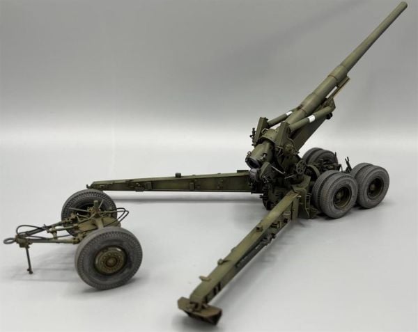 AFV Club AF35295 1/35 Ölçek, M1A1 155mm CANNON Long Tom (WW 2) Obüsü, Plastik Model kiti