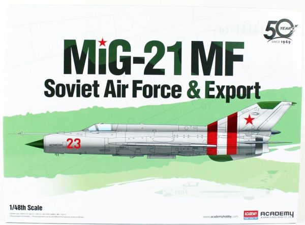 Academy 12311 1/48 Ölçek, Sovyet Hava Kuvvetleri MİG-21 Savaş Uçağı, Plastik Model kiti