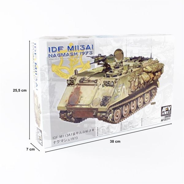 AFV Club AF35311 1/35 Ölçek, IDF M113 Nagmash Zırhlı Personel Taşıyıcı, Plastik Model kiti