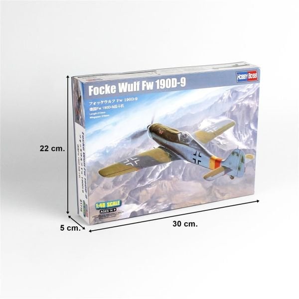 HobbyBoss 81716 1/48 Ölçek, Focke-Wulf FW190D-9, Savaş Uçağı, Plastik Model kiti