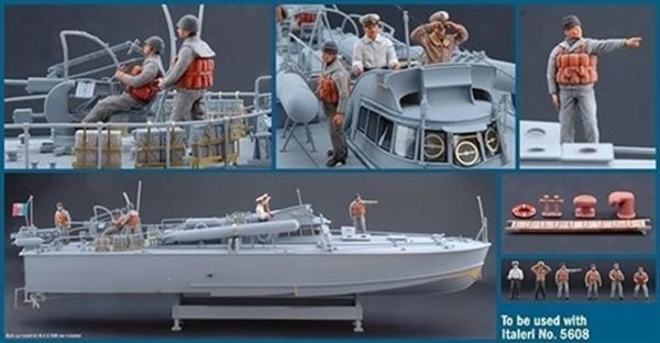 Italeri 5611S 1/35 Ölçek, M.A.S. Mürettebat ve Aksesuar Figürleri, Plastik Model kiti