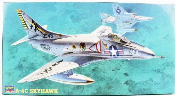 Hasegawa PT22 7222 1/48 Ölçek, A-4C Skyhawk, Savaş Uçağı Plastik Model Kiti