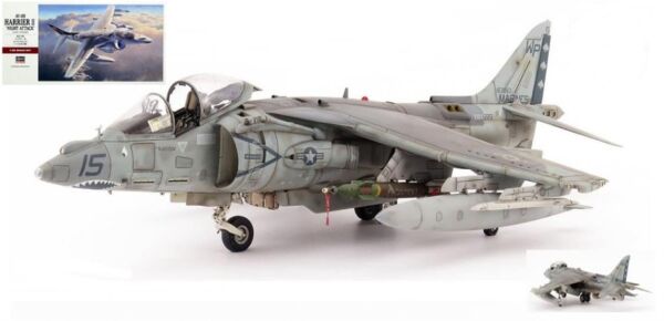 Hasegawa PT34 7234 1/48 Ölçek, AV-8B Harrier II (Gece Saldırısı), Savaş Uçağı Plastik Model Kiti