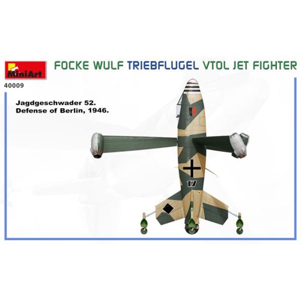 MiniArt Focke Wulf Triebflugel (VTOL) Jet Uçağı