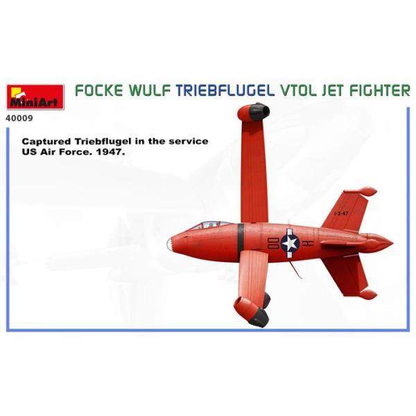 MiniArt Focke Wulf Triebflugel (VTOL) Jet Uçağı