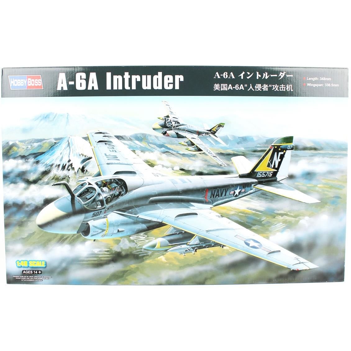 HobbyBoss 81708 1/48 Ölçek, A-6A Intruder, Savaş Uçağı, Plastik Model kiti