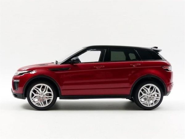 Kyosho 9549 1/18 Ölçek, Range Rover Evoque (Diecast Ousia Sealed Body Seri), Siyah-Kırmızı, Sergilemeye Hazır Metal Araba Model