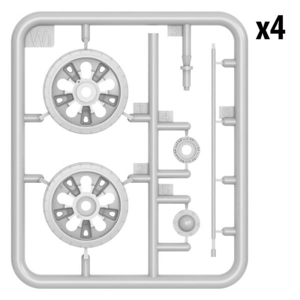 MiniArt T-62 Tekerlek Seti