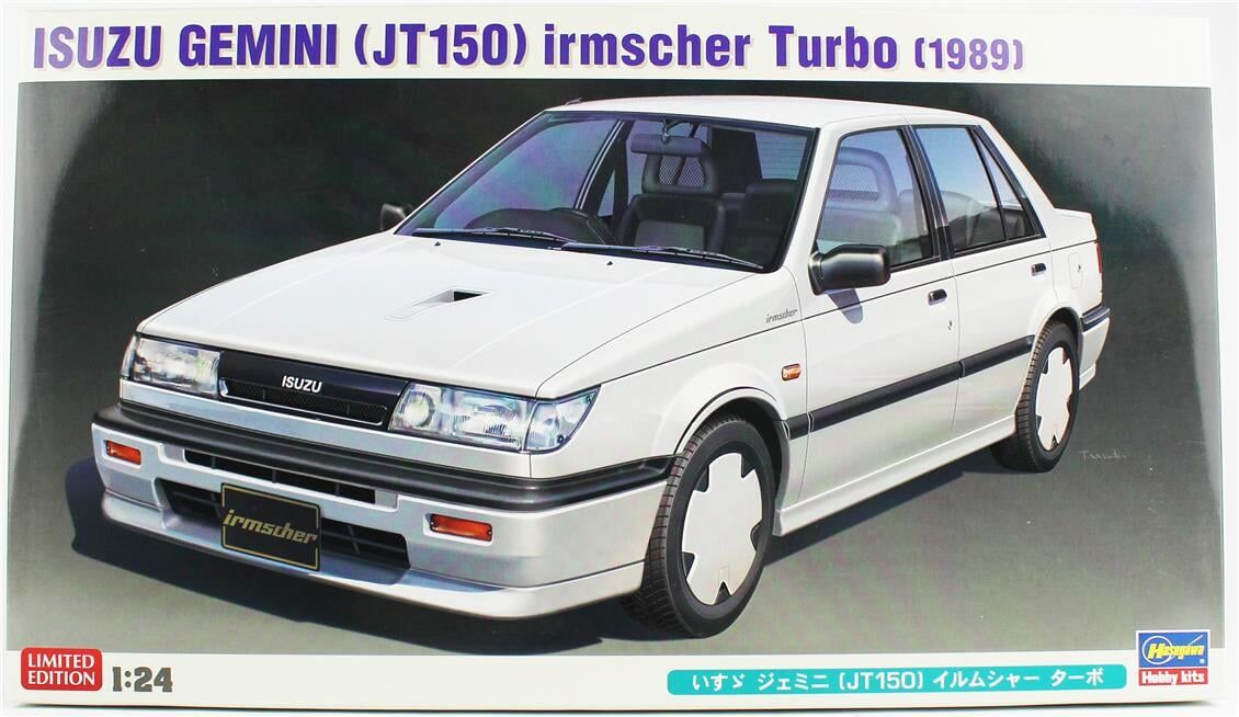 Hasegawa 20377 1/24 Ölçek, Isuzu Gemini (JT150) Irmscher Turbo (1989),Otomobil Plastik Model Kiti