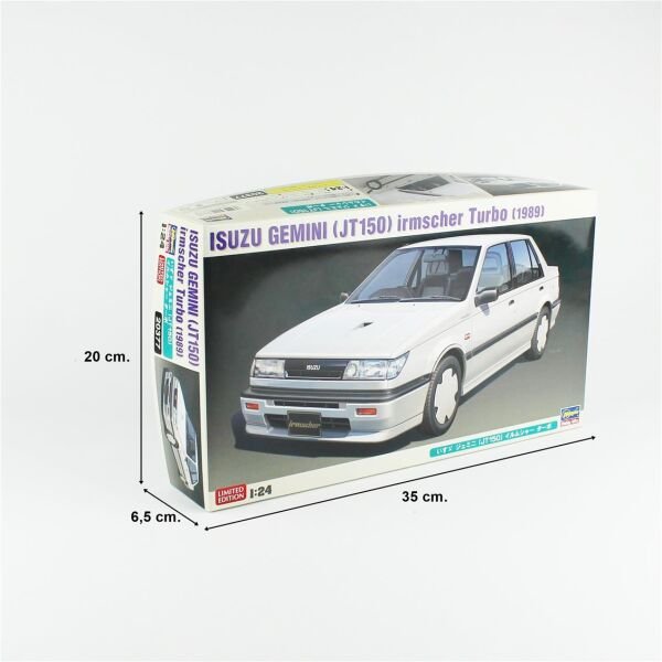 Hasegawa 20377 1/24 Ölçek, Isuzu Gemini (JT150) Irmscher Turbo (1989),Otomobil Plastik Model Kiti