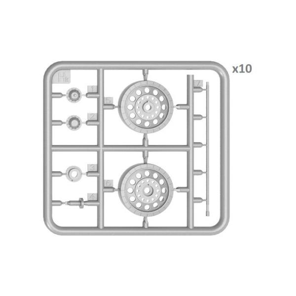 MiniArt T-54 Tekerlek Seti. Early Type