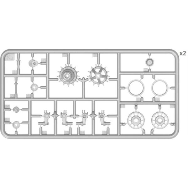 MiniArt T-54 Tekerlek Seti. Early Type