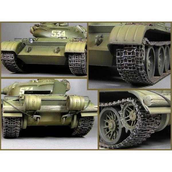 MiniArt T-54 OMSh Özel Palet Zincir Bağlantı Seti. Early Type