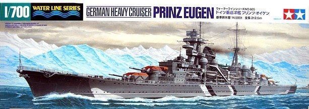 1/700 Prinz Eugen Ger. Heavy Cruiser