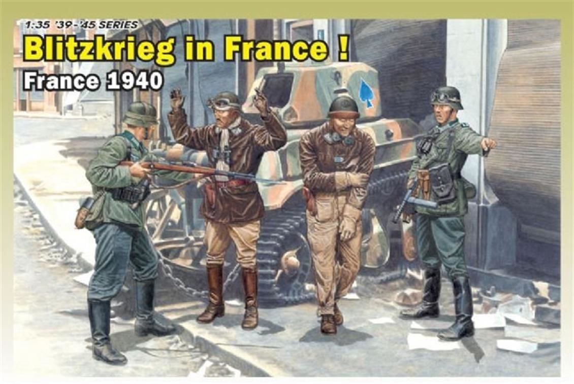 Dragon 6478 1/35 Ölçek, Blitzkrieg (Fransa 1940) Asker Figürleri  Plastik Model Kiti