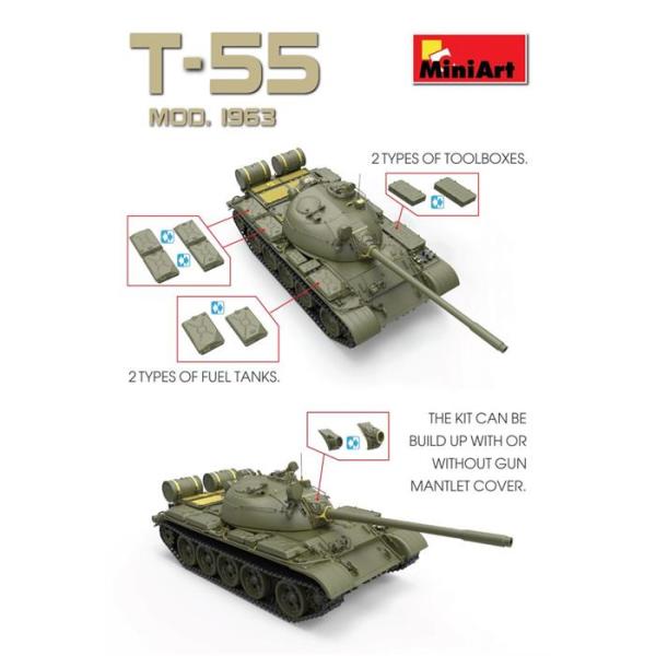 MiniArt T-55 Sovyet Medium Tank