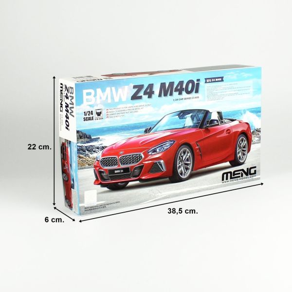 Meng CS-005 1/24 Ölçek, BMW Z4 M40i, Plastik Model Kiti