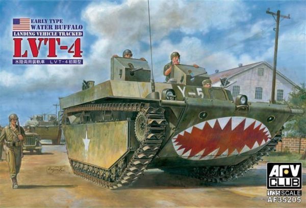 AFV Club AF35205 1/35 Ölçek, US Water Buffalo LVT-4 Early Type Tank, Plastik Model kiti