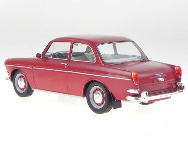 MCG 18090 1/18 Ölçek, 1963 Volkswagen 1500 S (T 3), Koyu Kırmızı, Sergilemeye Hazır Metal Minibüs Modeli