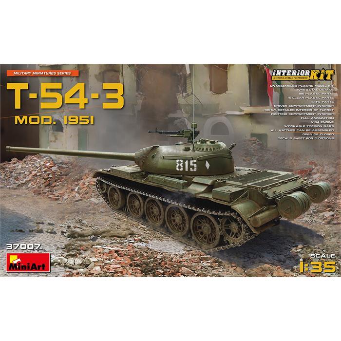 MiniArt T-54-3 Mod. 1951 Interior Kit