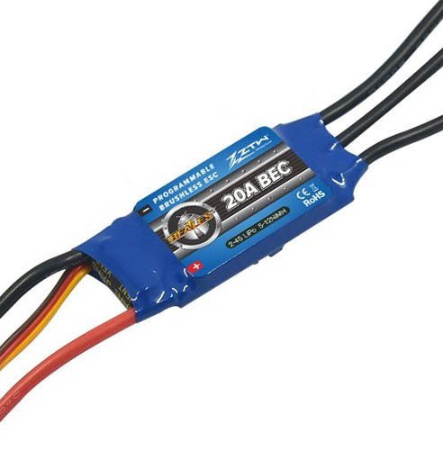 ZTW Beatles 20A ESC 2-4S (BEC 5V/2A) Fırçasız Motor Sürücü Hız Kontrol