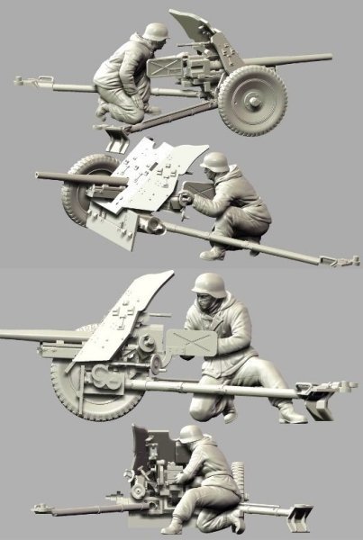 1/35 Pak 36 with Crew