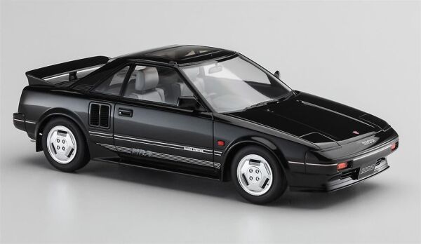 Hasegawa 20693 1/24 Ölçek, Toyota MR2 (AW11) Early Version Black Limited (1986), (Limited Edition) Otomobil Plastik Model Kiti